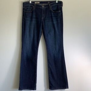 AG Adriano Goldschmeid The Olivia Skinny Bootcut Stretch Blue Jeans 32R